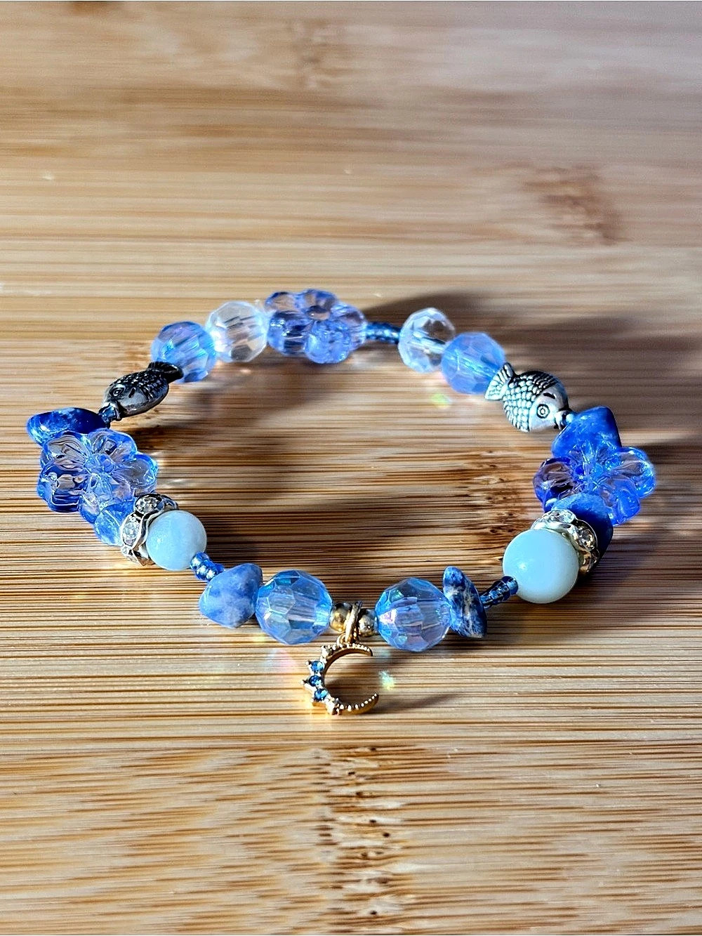 Handmade Celestial Moon Bracelet